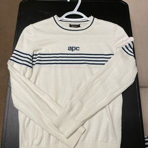 APC sweater medium runs small